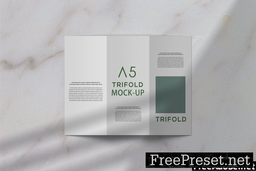 Trifold Brochure Mockup