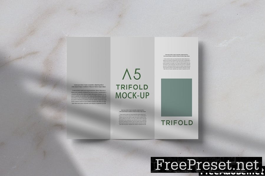 Trifold Brochure Mockup