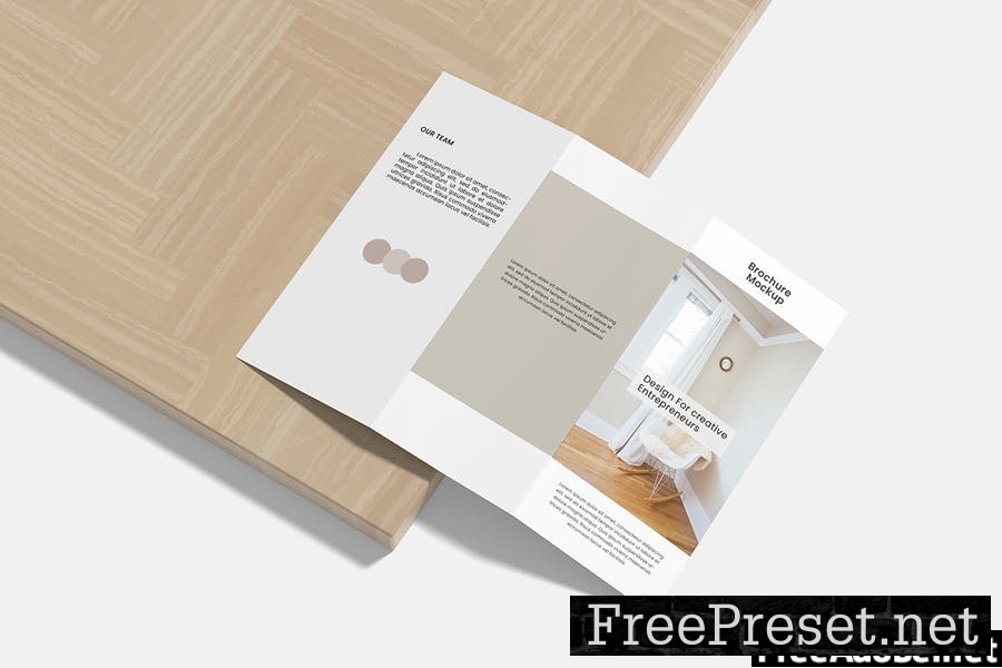 Trifold Brochure Mockup