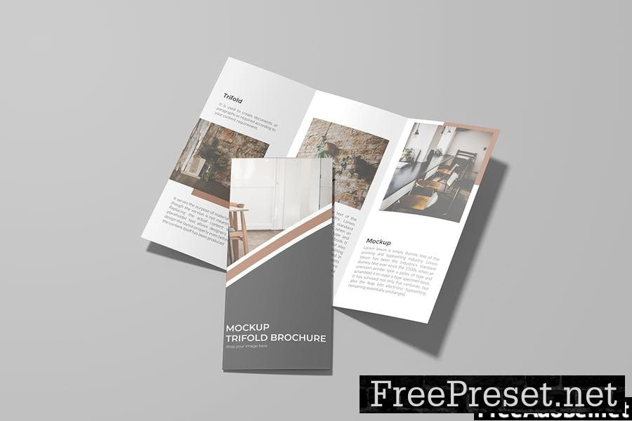 Trifold Brochure Mockup V.2