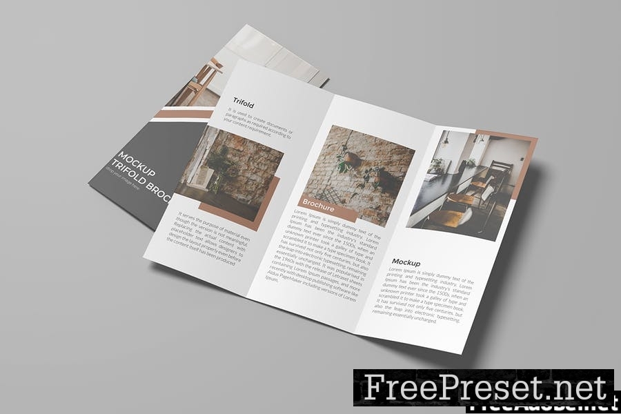 Trifold Brochure Mockup V.2