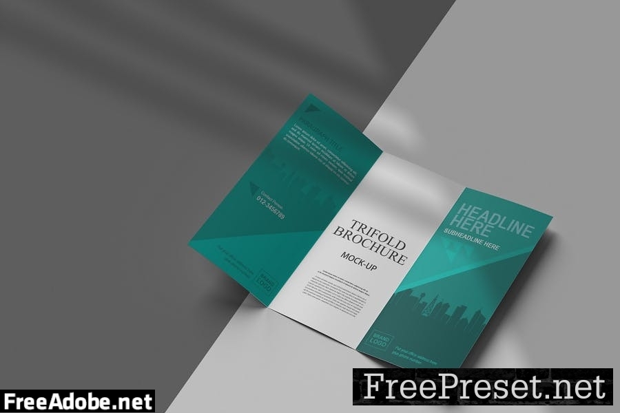 Trifold Brochure Mockup V.2