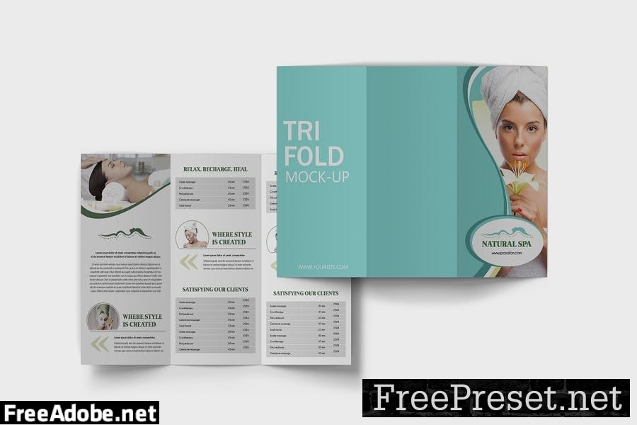 Trifold Brochure Mockup V.3