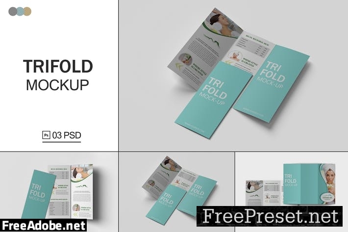 Trifold Brochure Mockup V.3 JCKAR3A