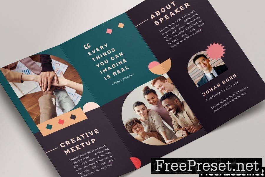 Trifold Brochure Vol.02 Creative Seminar Event