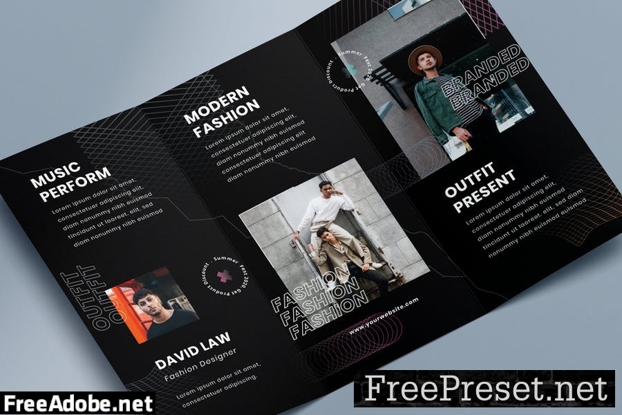 Trifold Brochure Vol.04 Fashion Event