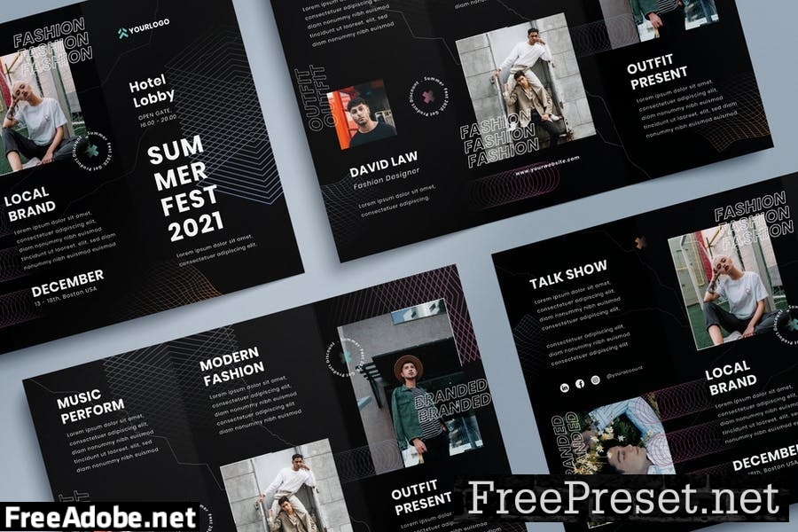 Trifold Brochure Vol.04 Fashion Event