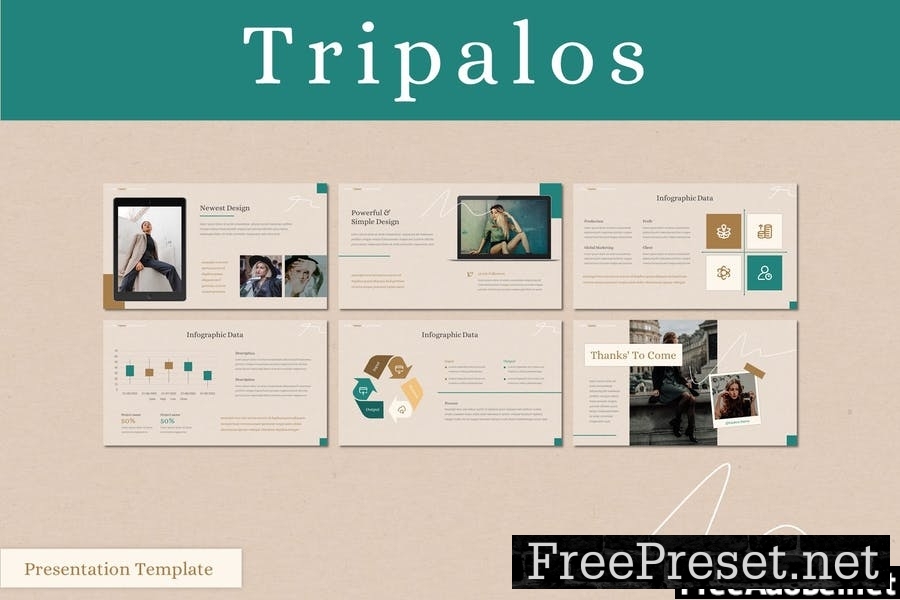 Tripalos - Powerpoint & Instagram Template