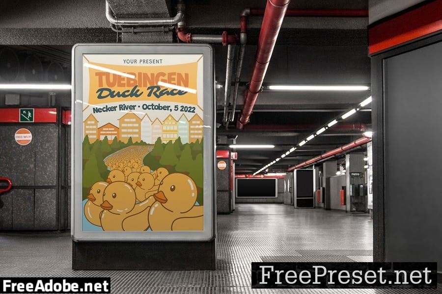 Tuebingen Duck Race - Flyer Template SULCCBF