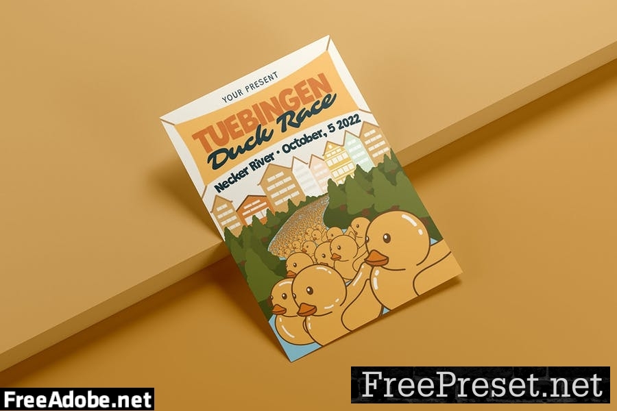 Tuebingen Duck Race - Flyer Template SULCCBF