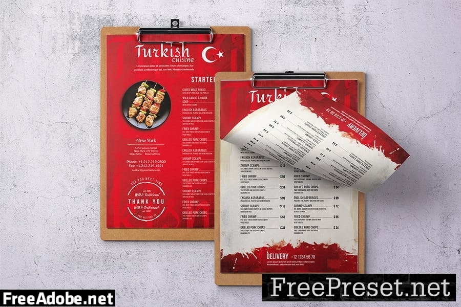 Turkish Food Menu Bundle