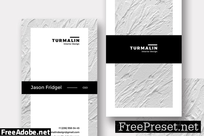 Turmalin Bussiness Card Template F6ALNL