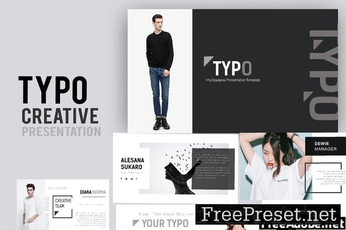 Typo Creative Powerpoint 3TQD4EP