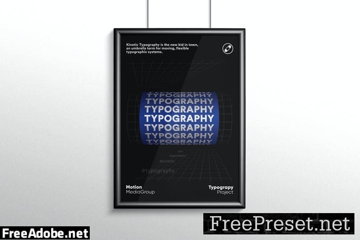 Typography Poster Template 8377A6U