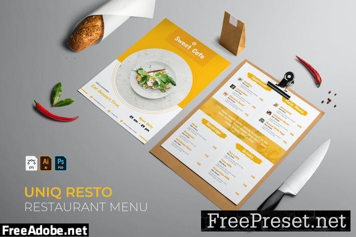 Uniq | Restaurant Menu AQA5GZX