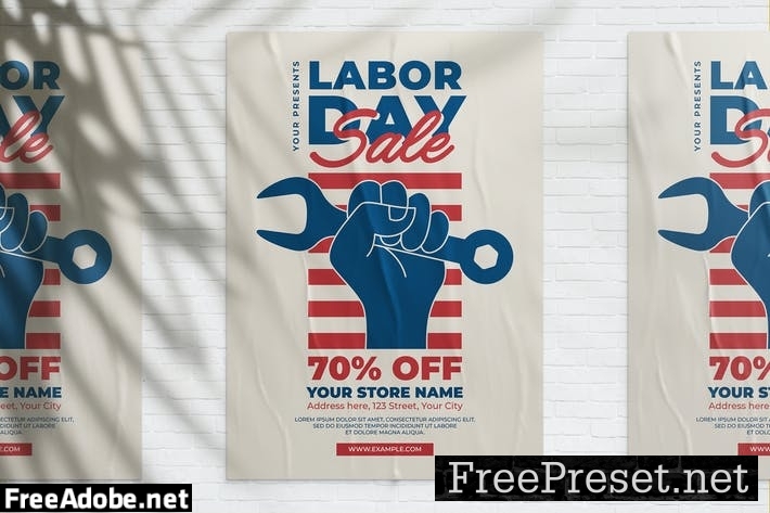 US Labor Day Sale Flyer XY2DZ85