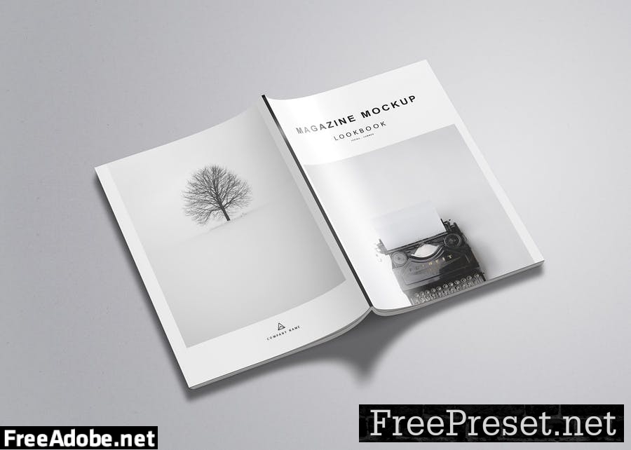 Us Letter magazine Mockup AGXDGEW