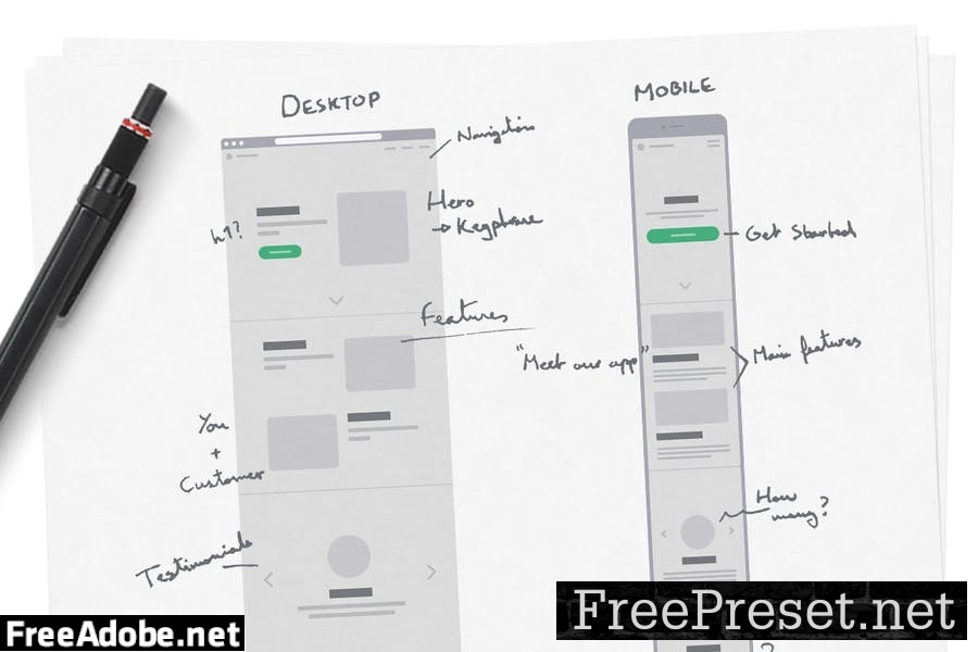 UX Flowchart Cards 5XHCEQ