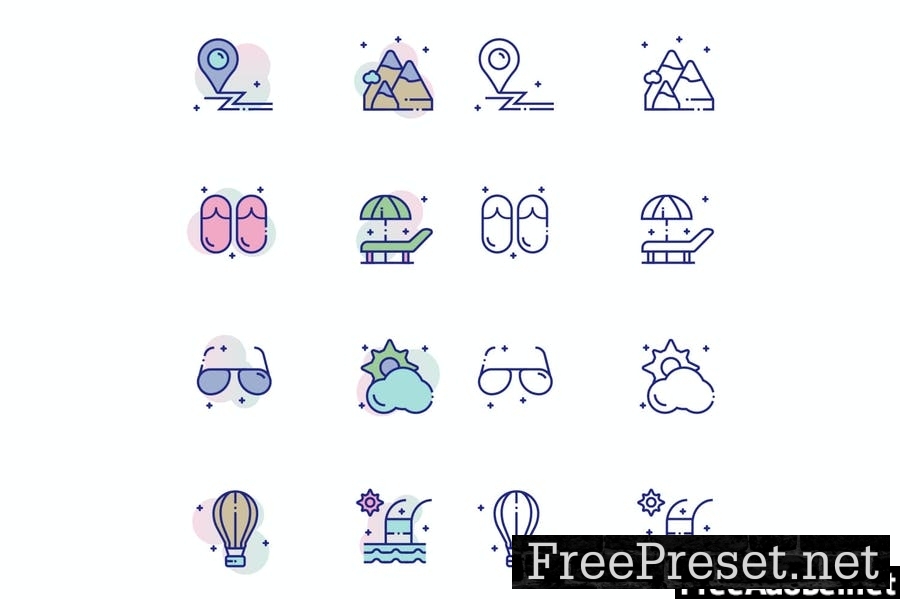 Vacation Icon Pack