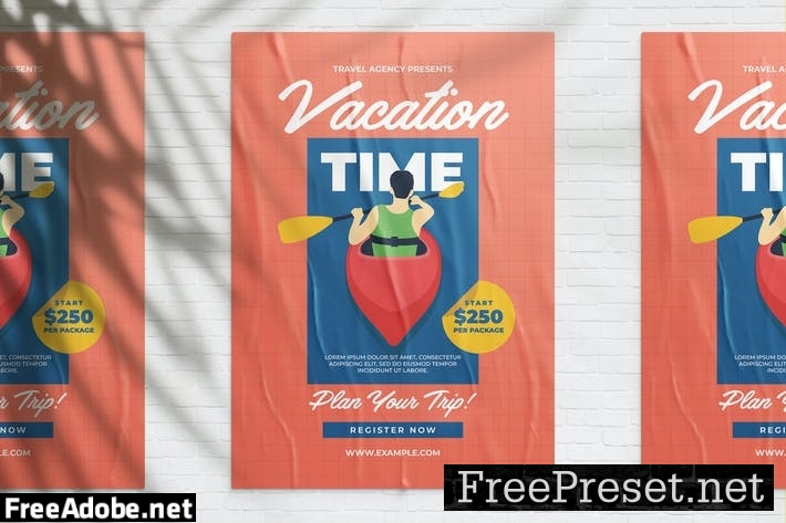 Vacation Time Flyer 8J2XR3L