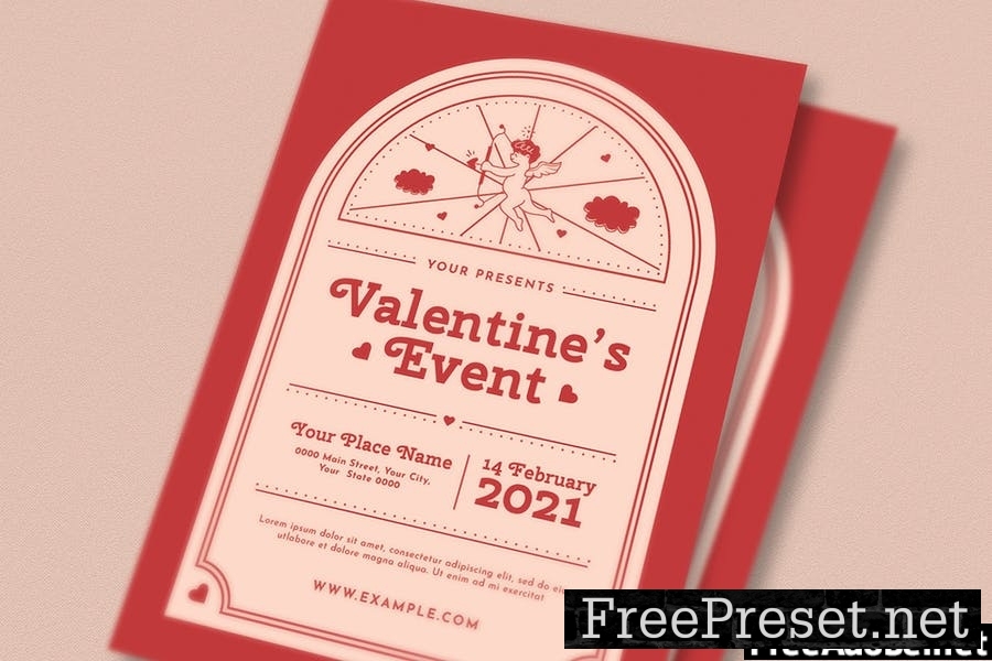 Valentine Event Flyer Set