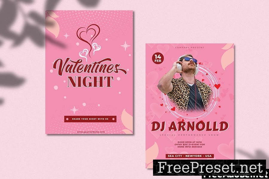 Valentine Night Party Flyer