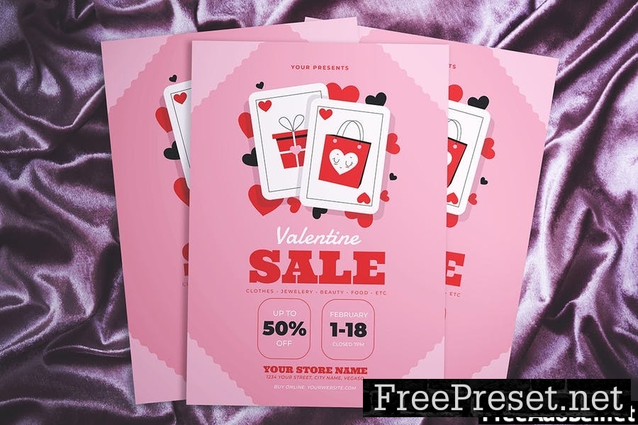 Valentine Sale Flyer LVK9GSD