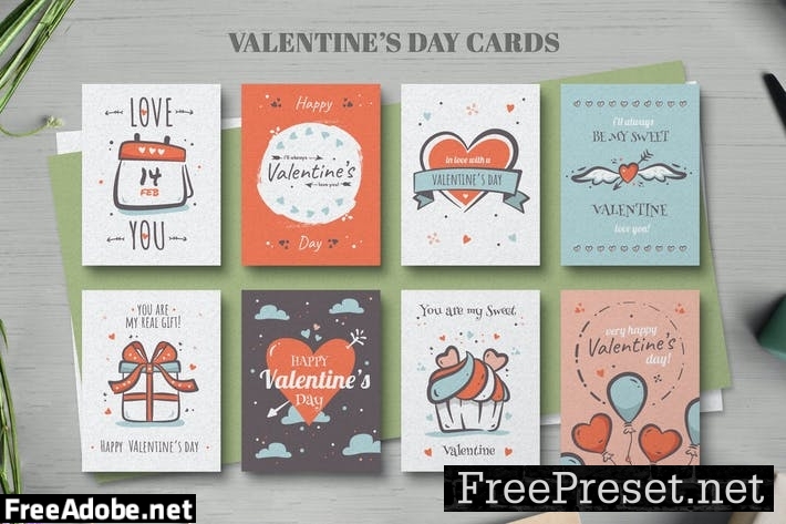 Valentines day card collection CFC5MS