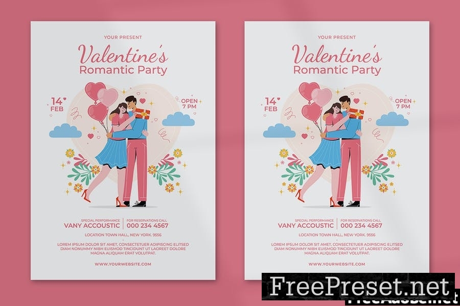 Valentines Day Flyer KTTWXD6