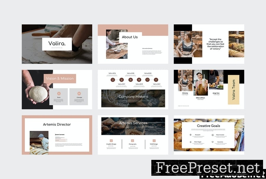 Valira - Bakery Powerpoint Template