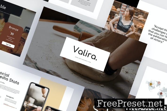 Valira - Bakery Powerpoint Template KAUJA9Z