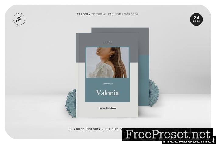 Valonia Editorial Fashion Lookbook X6MCPGR