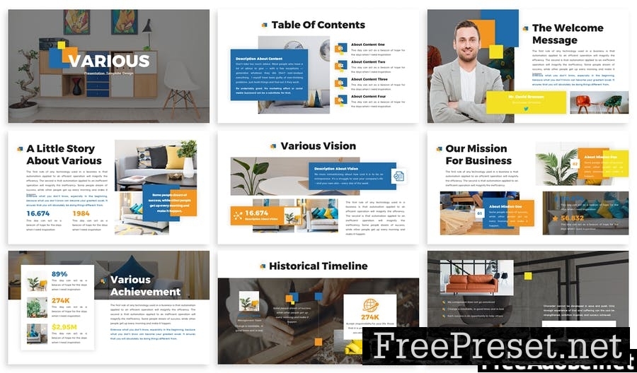 Various - Business Template Prensentation L75H7UA