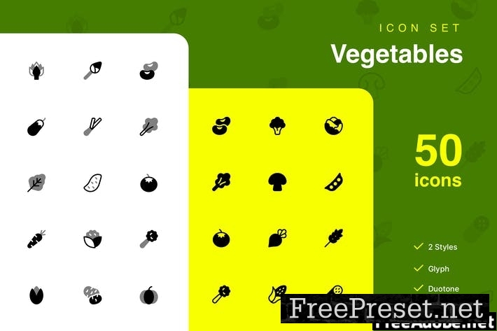 Vegetables Icon MDXLPWD