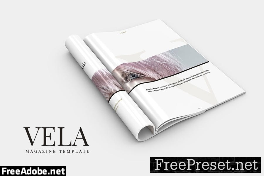 Vela Magazine Template