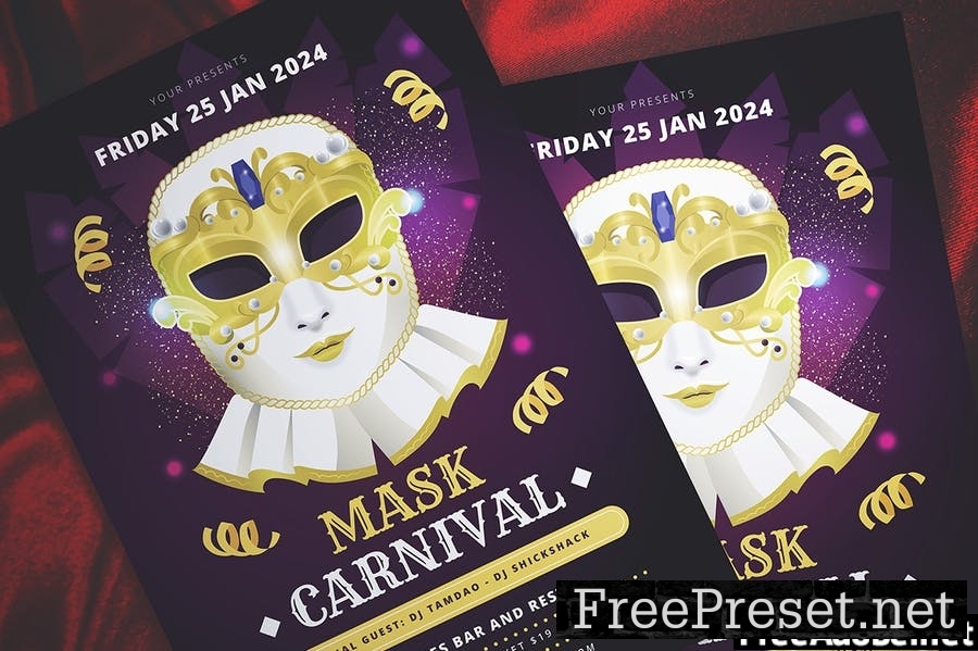 Venice Carnival Flyer