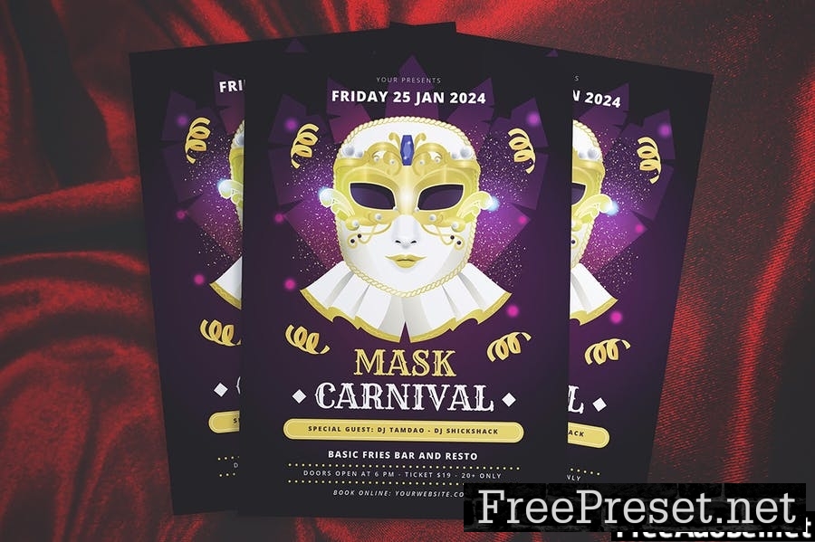 Venice Carnival Flyer