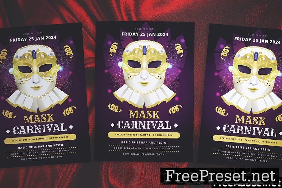 Venice Carnival Flyer