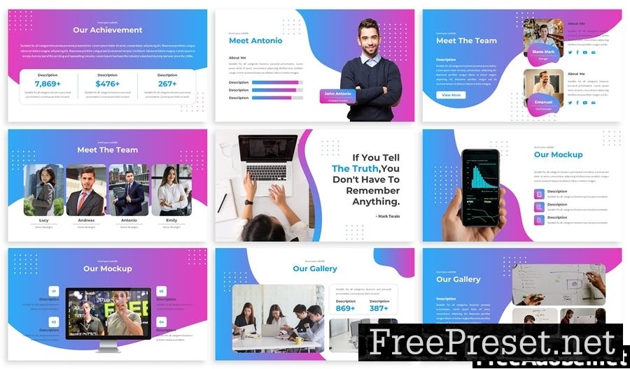 Venus - SEO Analysis Powerpoint Template