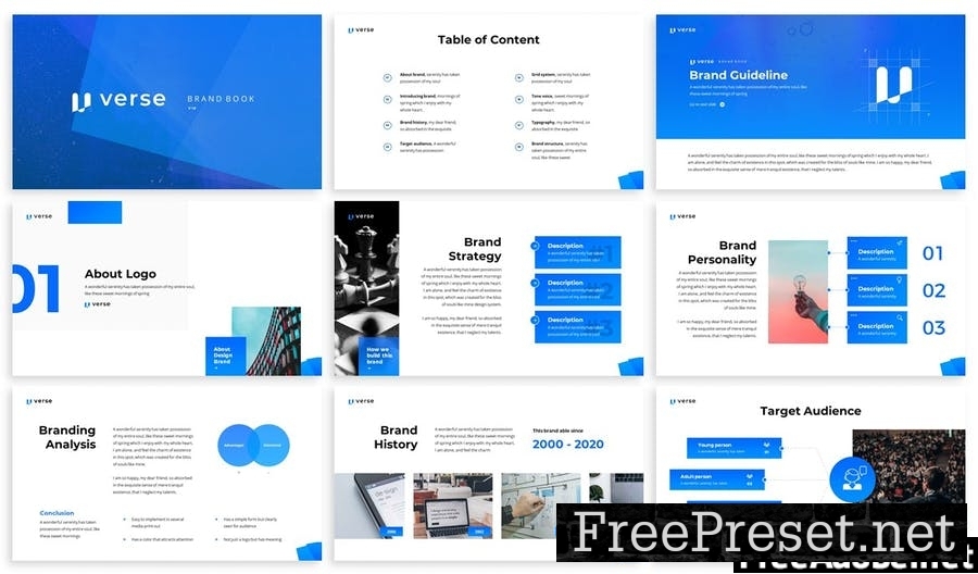 Verse - Brandbook Google Slides Template N52JWXC