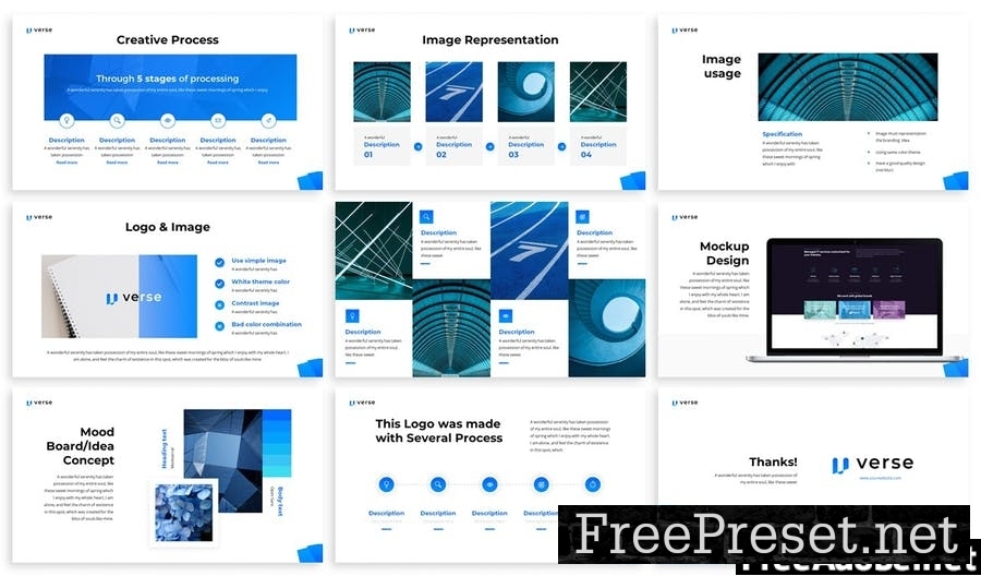 Verse - Brandbook Google Slides Template N52JWXC