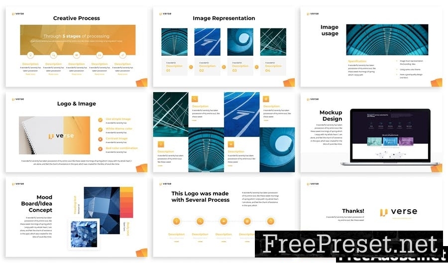 Verse - Brandbook Powerpoint Template CKG6D2K