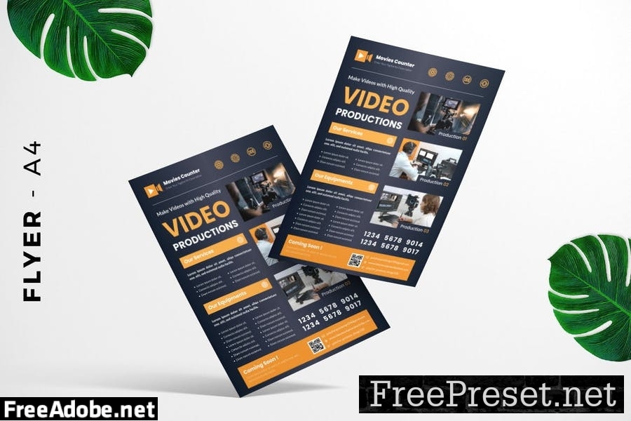 Video Production Flyer Design