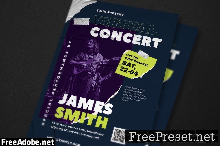 Virtual Concert Flyer Pack