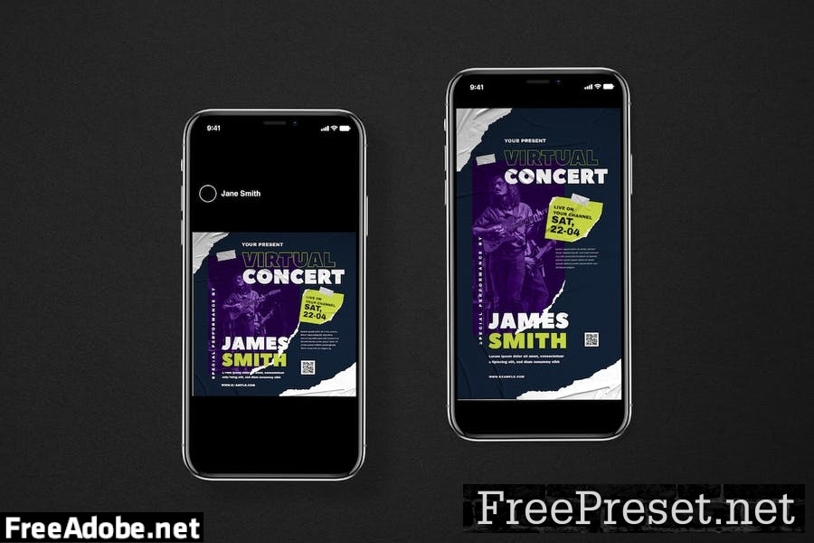 Virtual Concert Flyer Pack