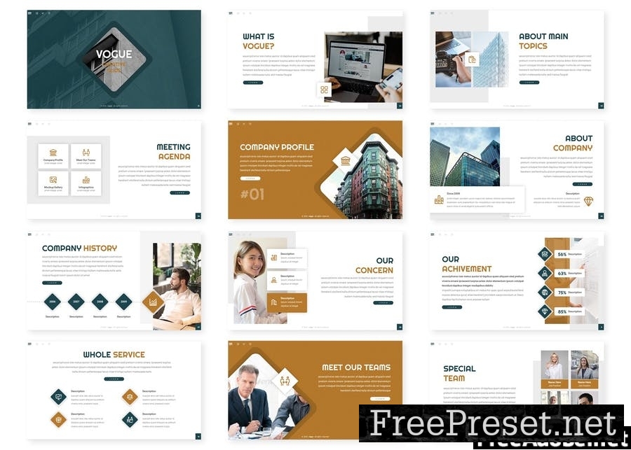 Vogue - Presentation Template