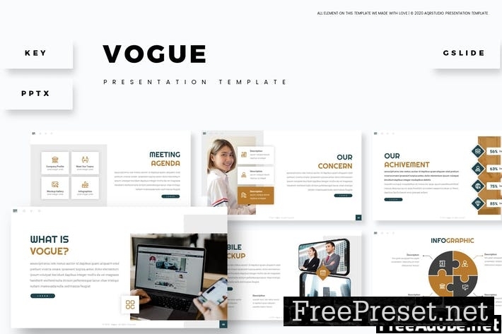 Vogue - Presentation Template HQUY4UR