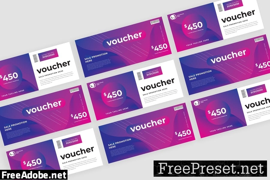 Voucher Gift Cards Two