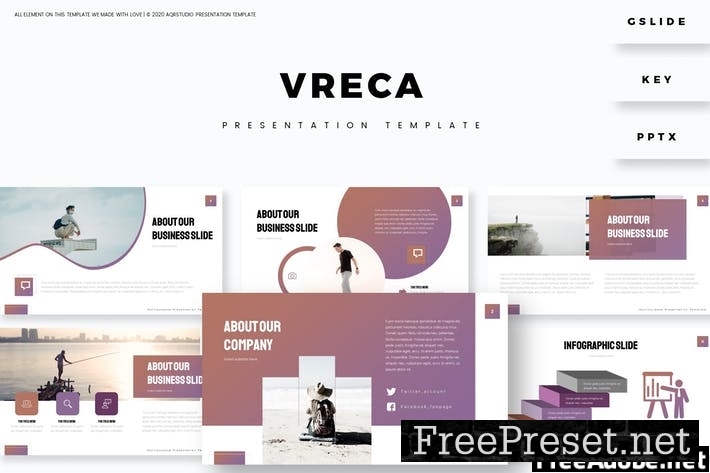 Vreca - Presentation Template HTCQRGE