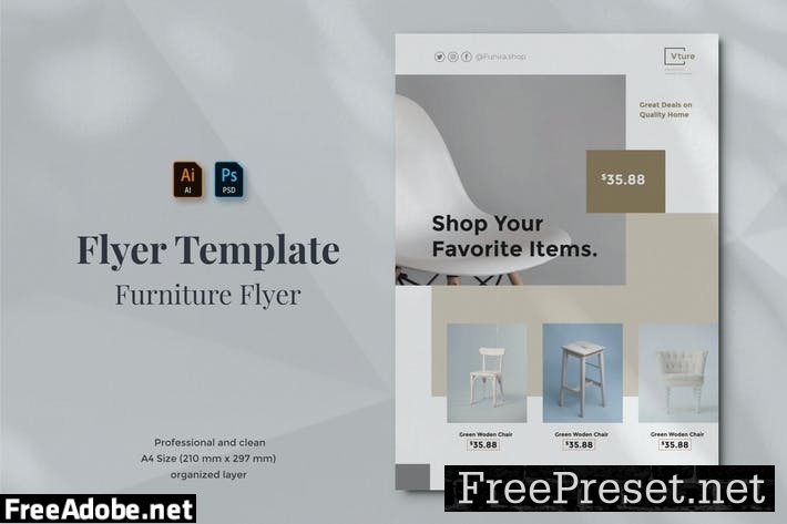 Vurnies - Furniture Flyer Template 08 A8Z6HLK